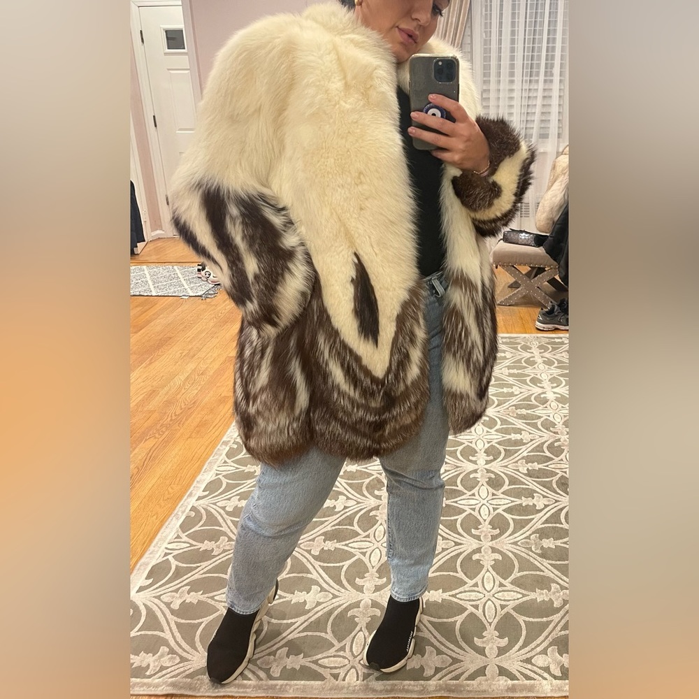 Fox fur jacket